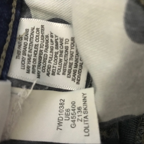 Women’s lucky brand jeans Sz 0/25 - Picture 8 of 9